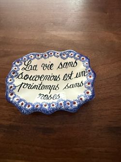 HB-Heriot Quimper Trinket Dish
