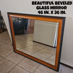 BEAUTIFUL BEVELED GLASS MIRROR