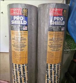 2 rolls Pro-Shield Commercial Weed Mat with 60 fabric staples 4’x220′ heavy duty landscape
