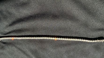One nice top quality Diamond bracelet Masonite (silver)