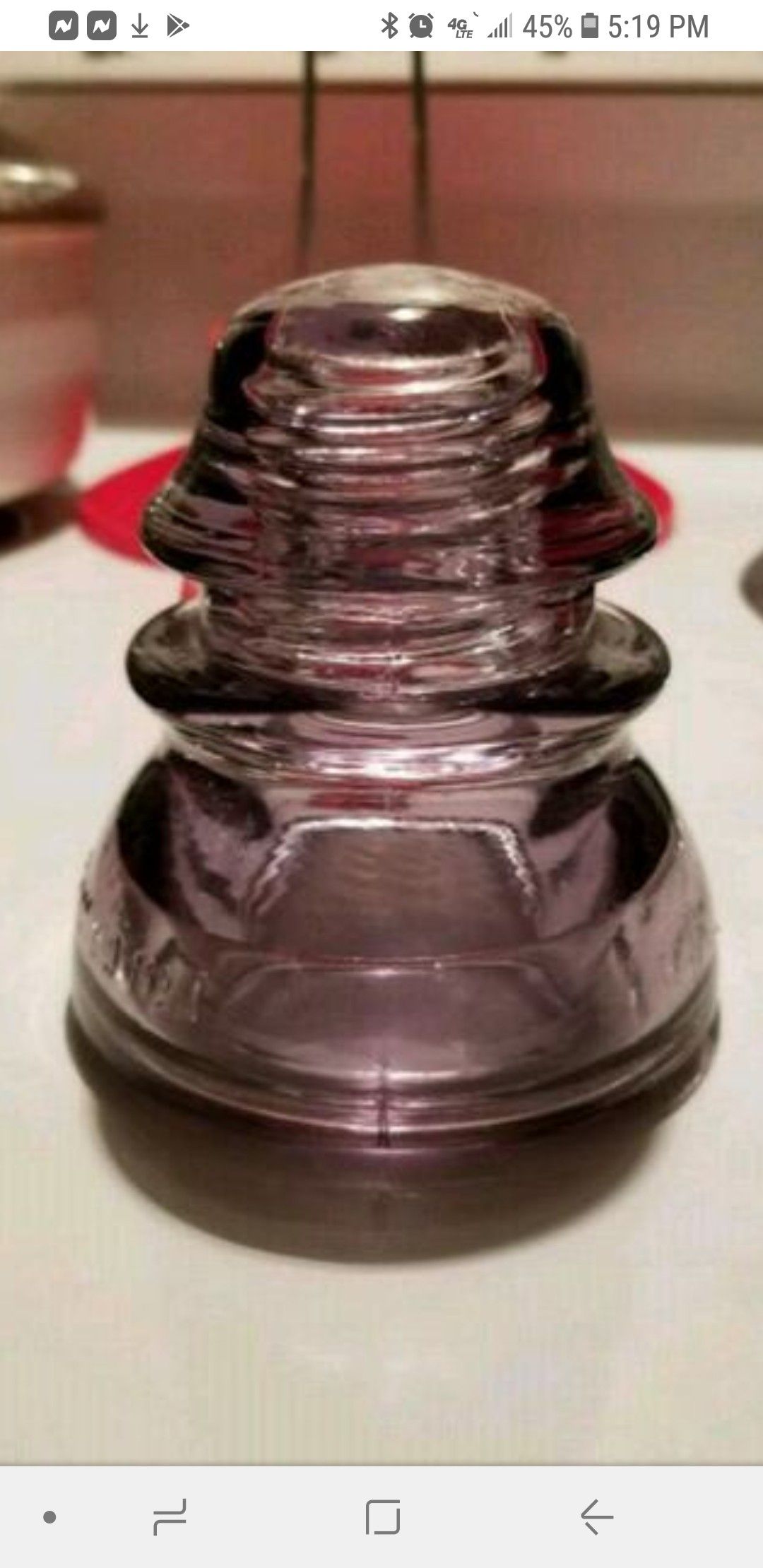 Purple Whitall Tatum Co. No 1 Glass Insulator + More