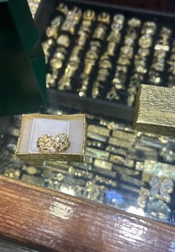 Gold Nugget earrings