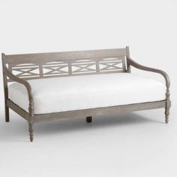 WORLD MARKET INDONESIAN DAYBED WITH MATTRESS AND COVER
