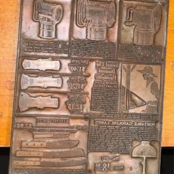 Antique Copper Printing Plates