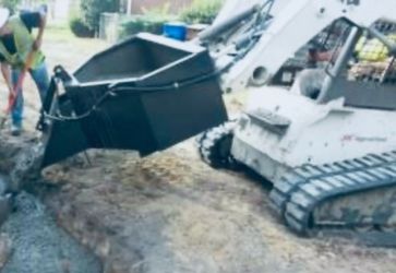 One Yard Concrete Bucket (Full Size Skidsteer)
