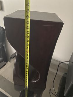 Sculpted Wooden Stand For Sale