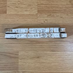 2 Vintage Lufkin 72” Folding Ruler 