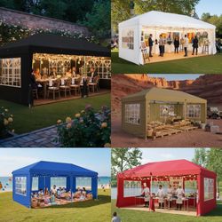10x20 (3x6 meters) canopy with side walls carpa con Paredes laterales