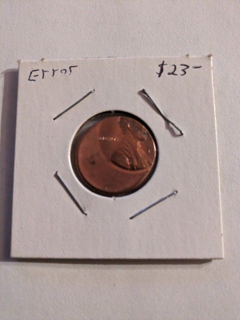 Misstruck U.S. 1 Cent Error
