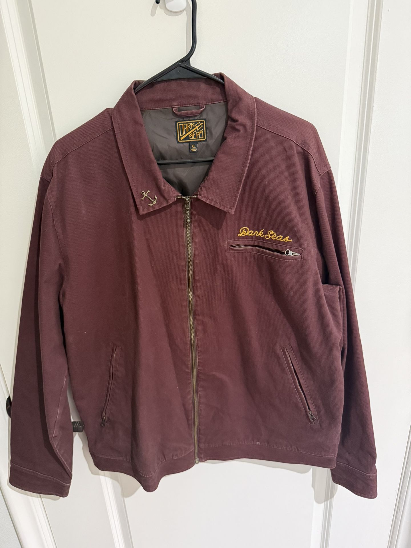 Dark Seas Men’s Corduroy Jacket Size Xl