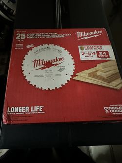 7-1/4 in. 24-Tooth Tungsten Carbide Wood Cutting Framing Circular Saw Blade (25-Pack)