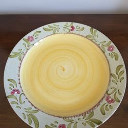 Ceramic Serving Platter by Bizzirri (Italy) from The 'Mara'  Pattern