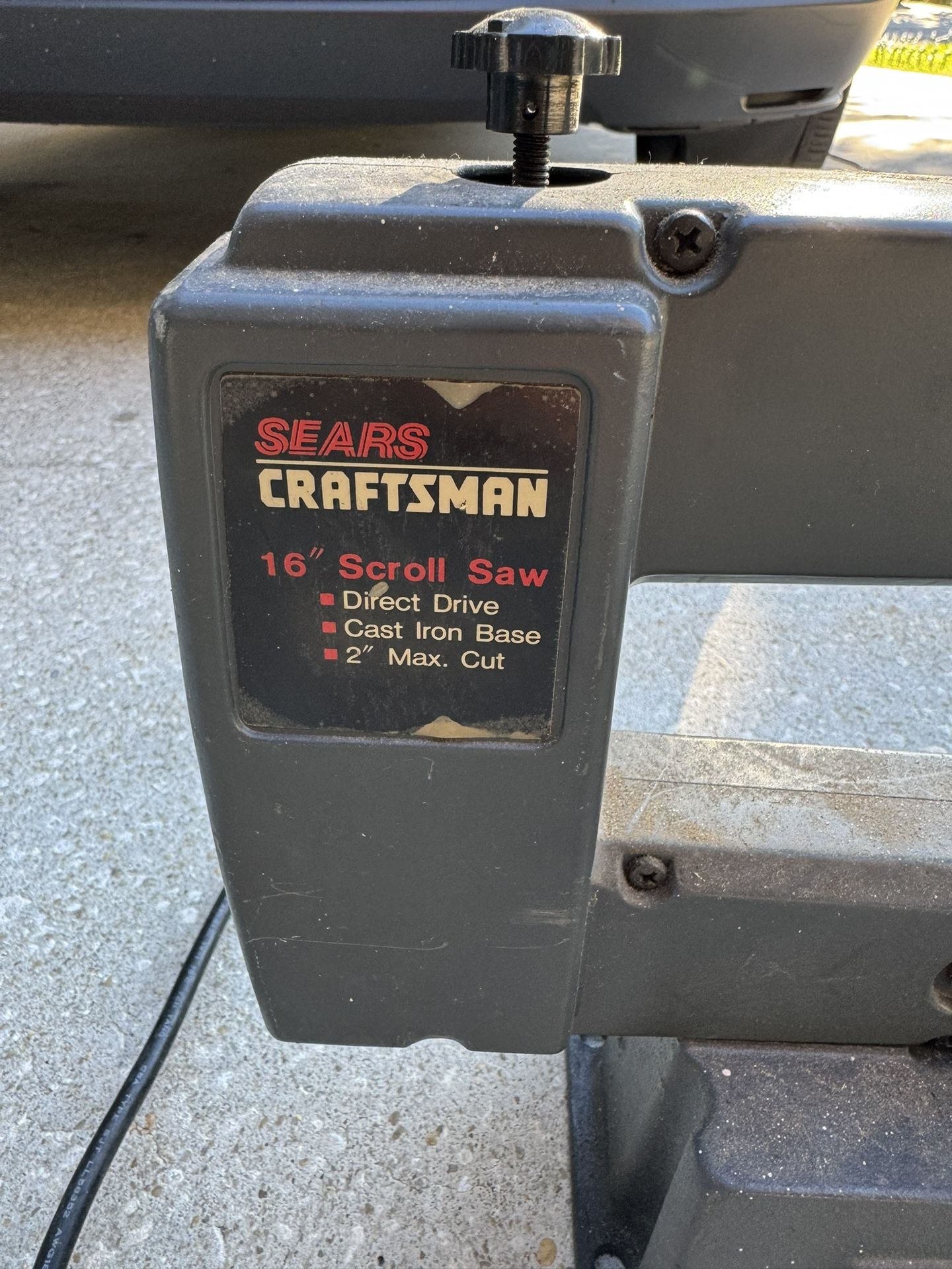 16 Inch Scroll Saw
