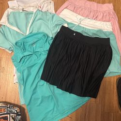 3 sets of skirts 3 shirts 
