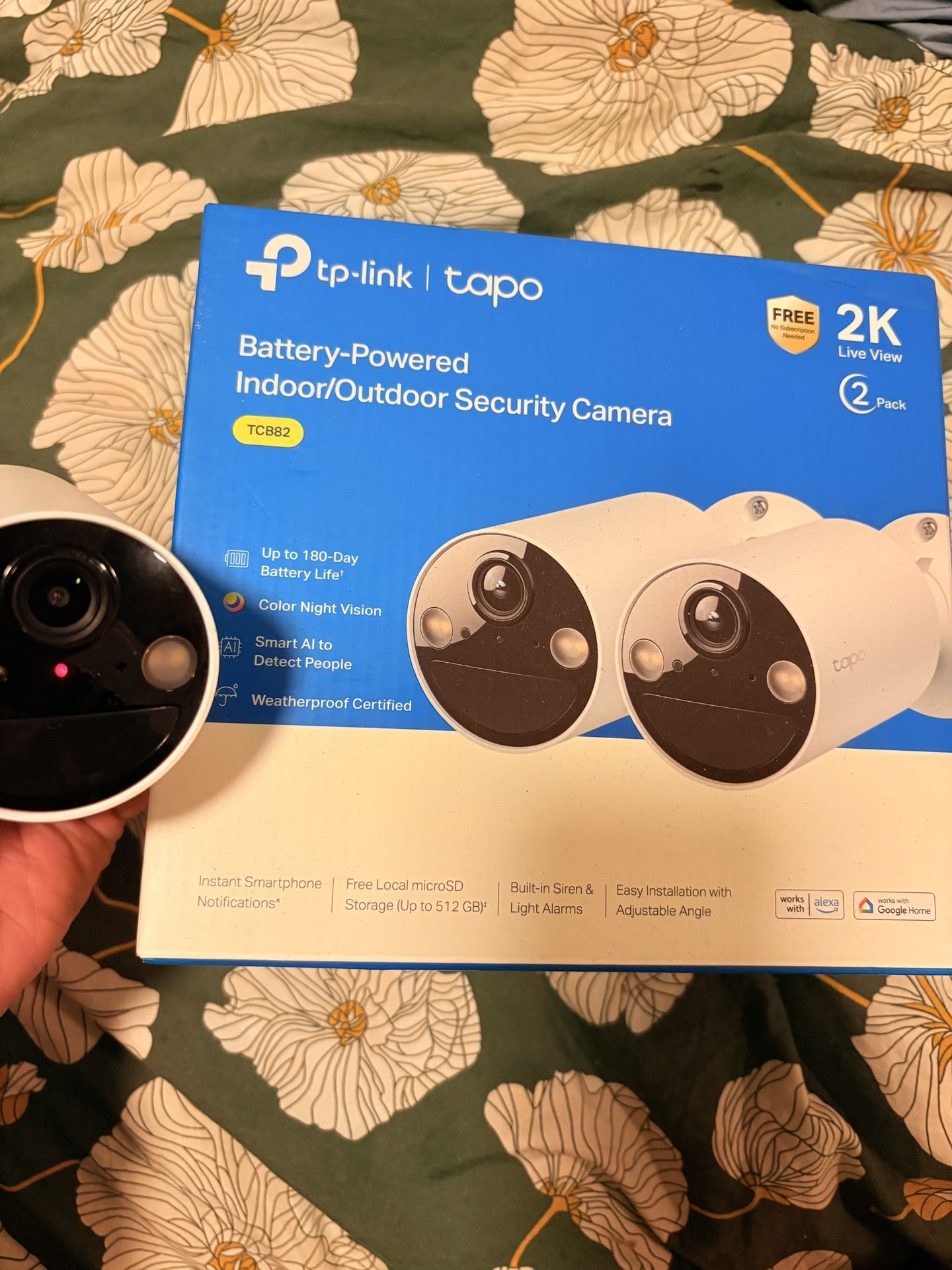 Tp link tapo 4K night Vision Indoor/outdoor cameras