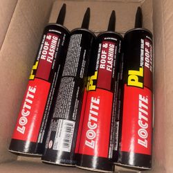 Loctite PL S30 10 oz. Black Polyurethane Roof and Flashing Sealant pack of 4
