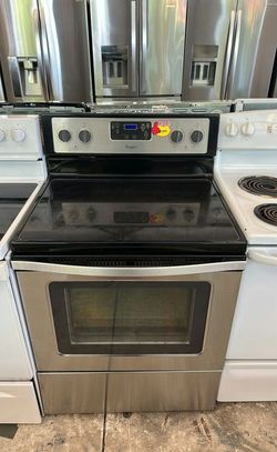 Whirlpool GlassTop Stove Stainless