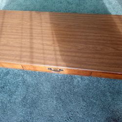 Vintage Soild Oak Coffee Table With Drawer 