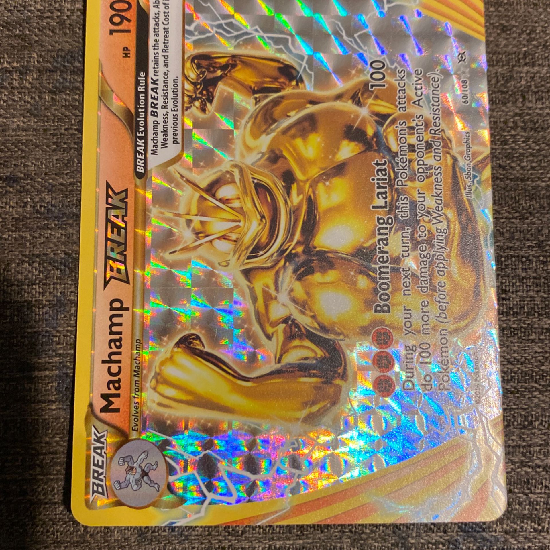 Machamp Break Pokémon Card