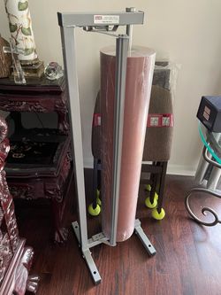 Uline 36-inch vertical paper cutter! Plus new 700-ft pink butcher paper! Perfect for butcher shop or your home kitchen!
