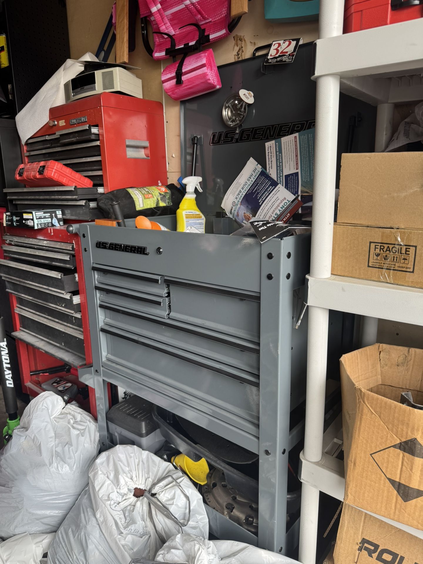 Us General 5 Drawer Cart 225