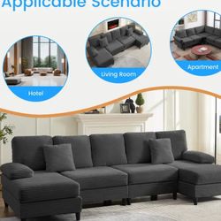 U Shaped Sectional Sofa 