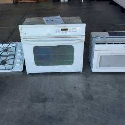 Microwave, Cooktop, Oven 