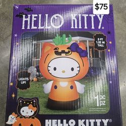 Hello Kitty New Halloween Blow Up 