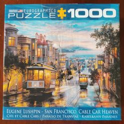 San Francisco Cable Car Heaven Jigsaw Puzzle 1000 Piece 