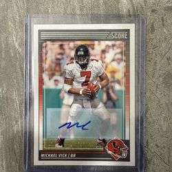 2024 Score Signatures Michael Vick #18 Auto