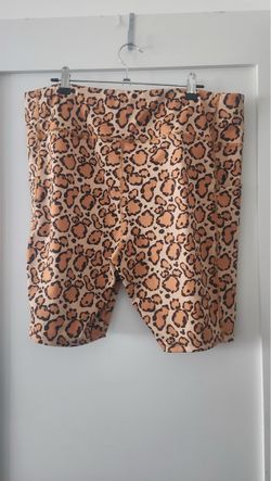 Leopard print Gym shorts