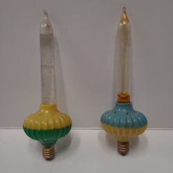 Antique Bubbler Christmas Light Pair