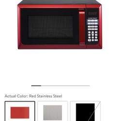 Red Microwave 