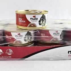 16 Nulo Freestyle Beef and Lamb Cat Food Cans