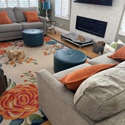 LazyBoy Couch Matching Loveseat Set