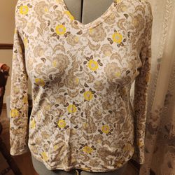 Long Sleeve Floral Shirt