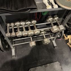 Steel Dumbbell Weights Set