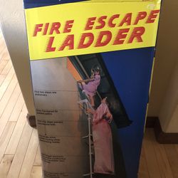 Second Floor Fire Escape Ladder Still In Box 