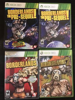 Xbox 360 Borderland 1,2 & The Pre-Sequel
