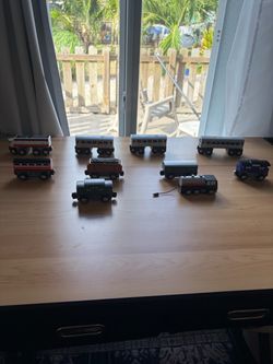 Wood train lot