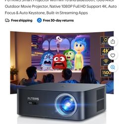 Projector w/built in smart TV
