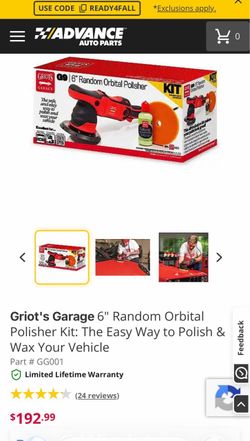 Griot's Garage G9 6" Random Orbital Polisher Kit