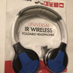 Brand New UNIVERSAL IR WIRELESS FOLDABLE HEADPHONES 