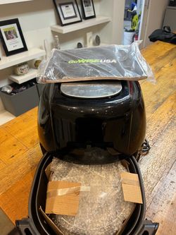 GoWISE USA Air Fryer – Black – With Accessories