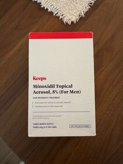 Keeps minoxidil 3 month supply