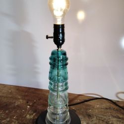 Antique Glass Insulator Lamp