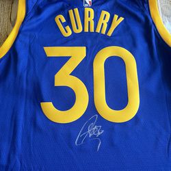 Steph Curry Signed Jersey 