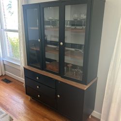 Bar Cabinet With Glass Doors 