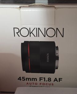 Rokinon AF 45mm f/1.8 FE Lens for Sony E