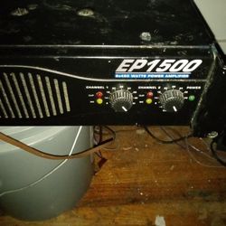 Stereo Amplifier 1500 Watts 